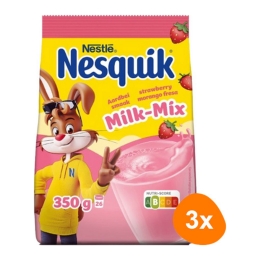 Nesquik - Milk-Mix Erdbeer - 3x 350g