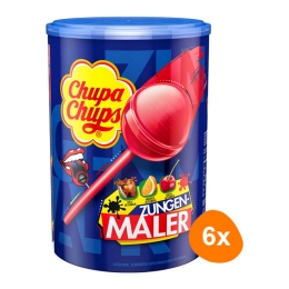 Chupa Chups - Lutscher Zungenmaler - 6x 100er