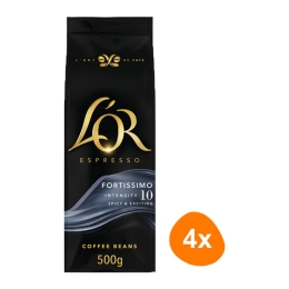 L'OR - Espresso Fortissimo Bohnen - 4x 500g