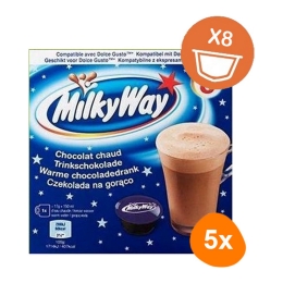 Milky Way - Trinkschokolade (Dolce Gusto Compatible) - 5x 8 Kapseln