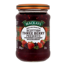 Mackays - scottish Three Berry Preserve - 340g