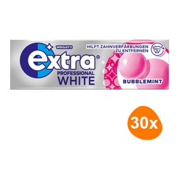 Wrigley's - Extra Professional White Bubblemint - 30x 10er