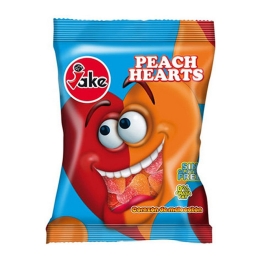 Jake – Jelly Mania – Pfirsichherzen – 18 x 100 Gramm