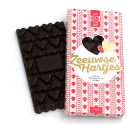 JB Diesch – Zeeland-Herzen-Riegel Zartbitter 72 % – 12 x 100 Gramm