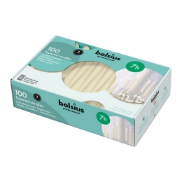 Bolsius – Gotische Kerzen – Elfenbein – 100 Stück