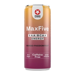 Maxi Nutrition - Maxfive Energy Mango-passionfruit Blik - 12x 330ml