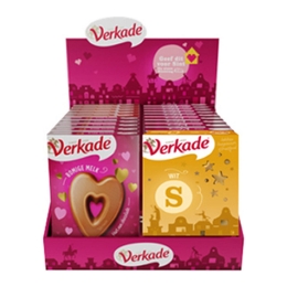 Verkade - Letter Melk Toonbankdisplay - 20x 135g