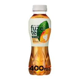 Fuze Tea - Peach Elderflower No Sugar PET - 6x 0,4ltr