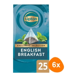 Lipton - Exclusive Selection English Breakfast Tee - 6x 25 Teebeutel