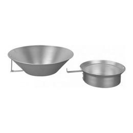 Frites-lekbak - Aluminium 41cm - Per stuk