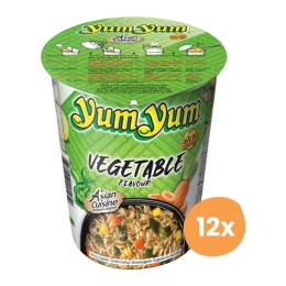 Yum Yum | Gemüsen Nudeln Becher | 12 x 70 g