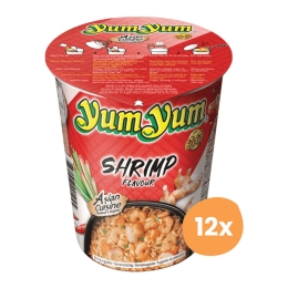 Yum Yum | Garnelen Nudeln Becher | 12 x 70 g