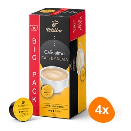 Tchibo - Cafissimo Caffè Crema Mild - 4x 30 Kapseln