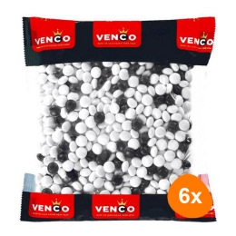 Venco - Schwarz und weiß Lakritz - 6x 1kg