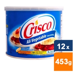 Crisco - All-Vegetable shortening (Pflanzenfett) - 12x 453g