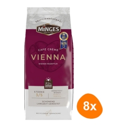 Minges - Café Crème Vienna Bohnen - 8x 1kg