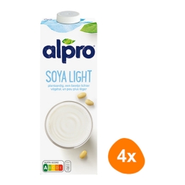 Alpro - Sojadrink Light - 4x 1ltr