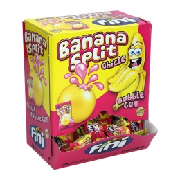 Fini - Banana Split Bubble Gum - 200er