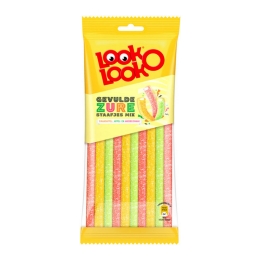 Look-O-Look - Gefüllte Saure Stäbchen Mix Zak - 125g