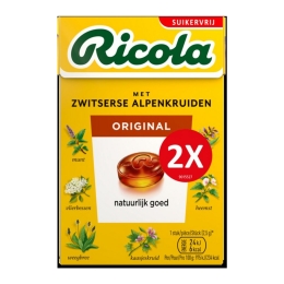Ricola - Original Zuckerfrei Duopack - 10x 2x 50g