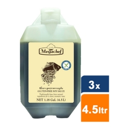 Megachef - Soja Sauce Glutenfrei - 3x 4.5 ltr