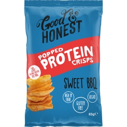 Good & Honest - Protein Crisps Sweet Bbq - 8 x 85 Gramm