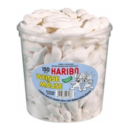 Haribo - Weisse Mäuse - 150er 