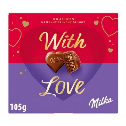 Milka – With Love Praline Halzelnoot – 10 x 105 Gramm