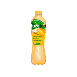 Fuze Tea - Grüner Tee mit Mango und Kamille - PET - 6 x 1,25 Liter - Mindestens haltbar bis 31.10.2026