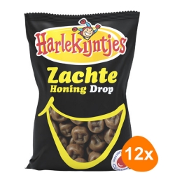 Harlekijntjes - Weichem Honig Lakritz - 12x 300g