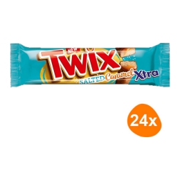 Twix - Schokoladenriegel Salted Caramel Xtra - 24 Riegel