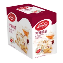 Lonka - Soft Nougat Erdnüssen & Früchten (einzeln verpackt) - 214er