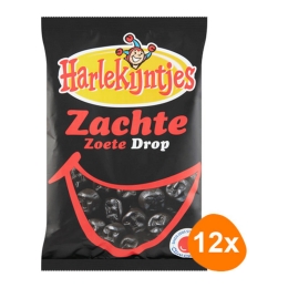 Harlekijntjes - Weichem, Süßem Lakritz - 12x 300g