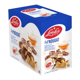 Lonka - Soft Nougat Erdnüssen & Milchschokolade (einzeln verpackt) - 214er