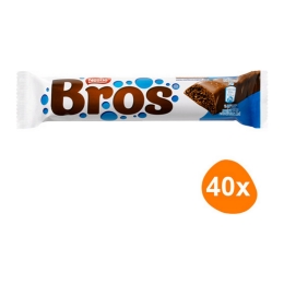 Bros - Luftschokolade Vollmilch - 40 Riegel