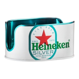 Heineken - Bierdeckel Halter Silver