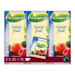 Pickwick - Professional Waldfrüchte - 3x 25 Teebeutel