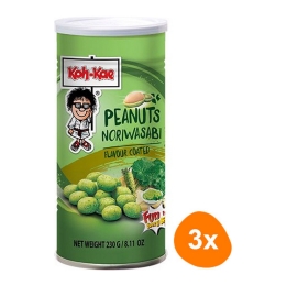 Koh-Kae - Überzogene Erdnüsse Nori Wasabi - 3x 230g