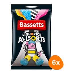 Bassetts - Lakritz Konfekt Mischung - 6x 1kg
