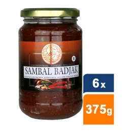 Koningsvogel - Chilipaste/Sambal Badjak - 6x 375g 