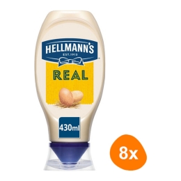 Hellmann's - Real Mayonnaise - 8x 430ml