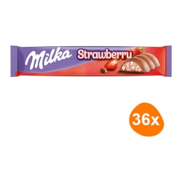 Milka - Erdbeer Riegel  - 36 Riegeln
