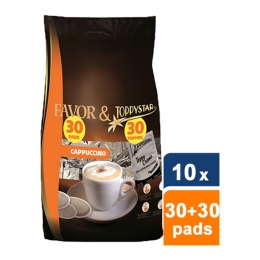 Favor - Cappuccino Megabeutel - 10x (30 pads + 30 topping) 