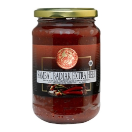 Koningsvogel - Chilipaste/Sambal Badjak Extra Scharf - 375g