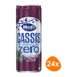 Hero - Cassis Zero - 24x 250ml