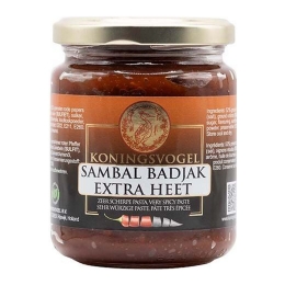 Koningsvogel - Chilipaste/Sambal Badjak Extra Scharf - 6x 280g 