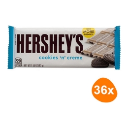 Hershey's - Cookies 'n' creme - 36 Riegel