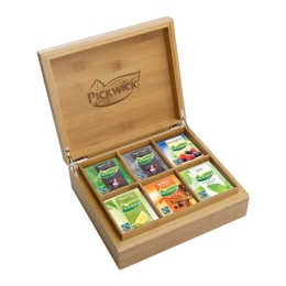Pickwick - Professional Teekiste 6 Fächer (gefüllt)