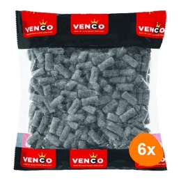 Venco - Schulkreide Lakritze Schwarz - 6x 1kg