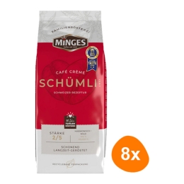 Minges - Café Crème Schümli 2 Bohnen - 8x 1kg